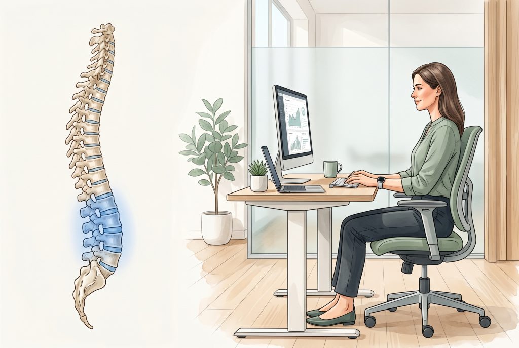 Ngồi 8 Tiếng Không Đau Lưng: Hướng Dẫn Tư Thế & Bài Tập Cho Dân Văn Phòng